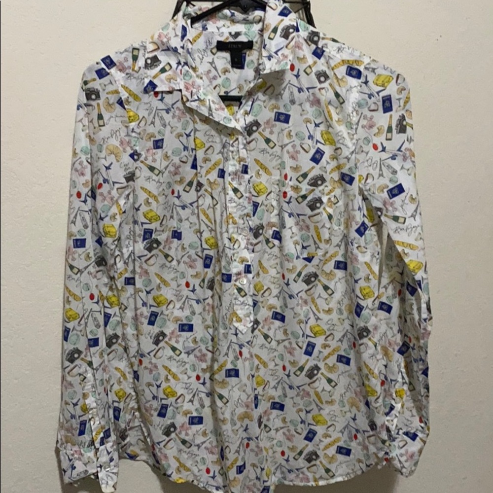 J crew French vibes top